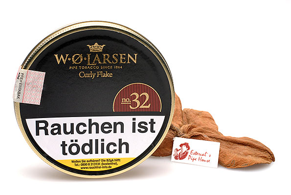W.Ø. Larsen Curly Flake No. 32 Pfeifentabak 50g  W.Ø. Larsen Curly Flake No. 32 Pfeifentabak 50g